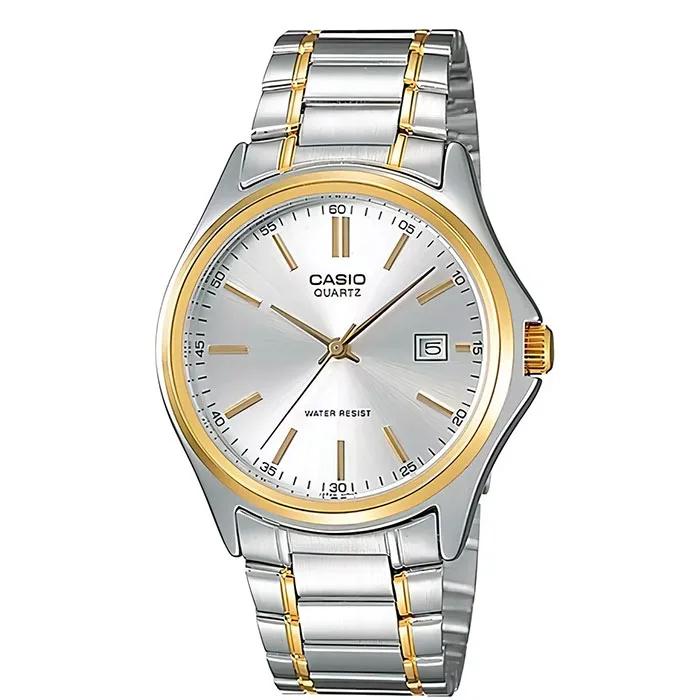 Casio MTP-1183G · Acero dorado / Cara champan