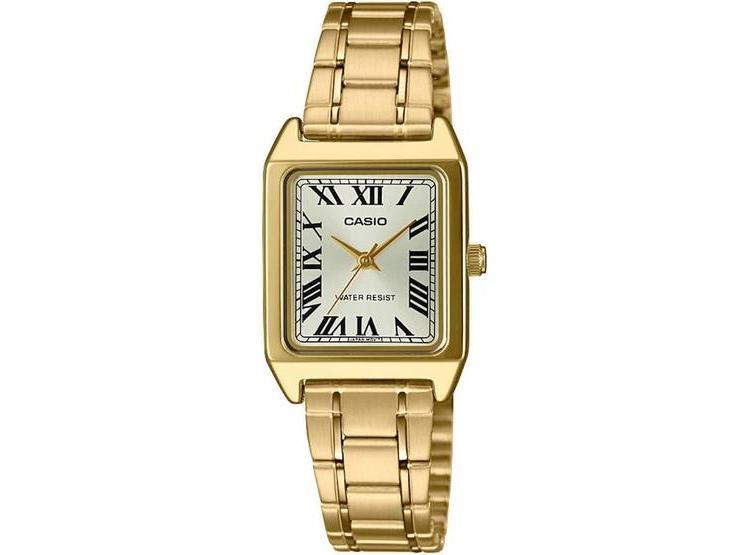 Casio LTP-V007G · Dorado / Cara dorada (numeros romanos)