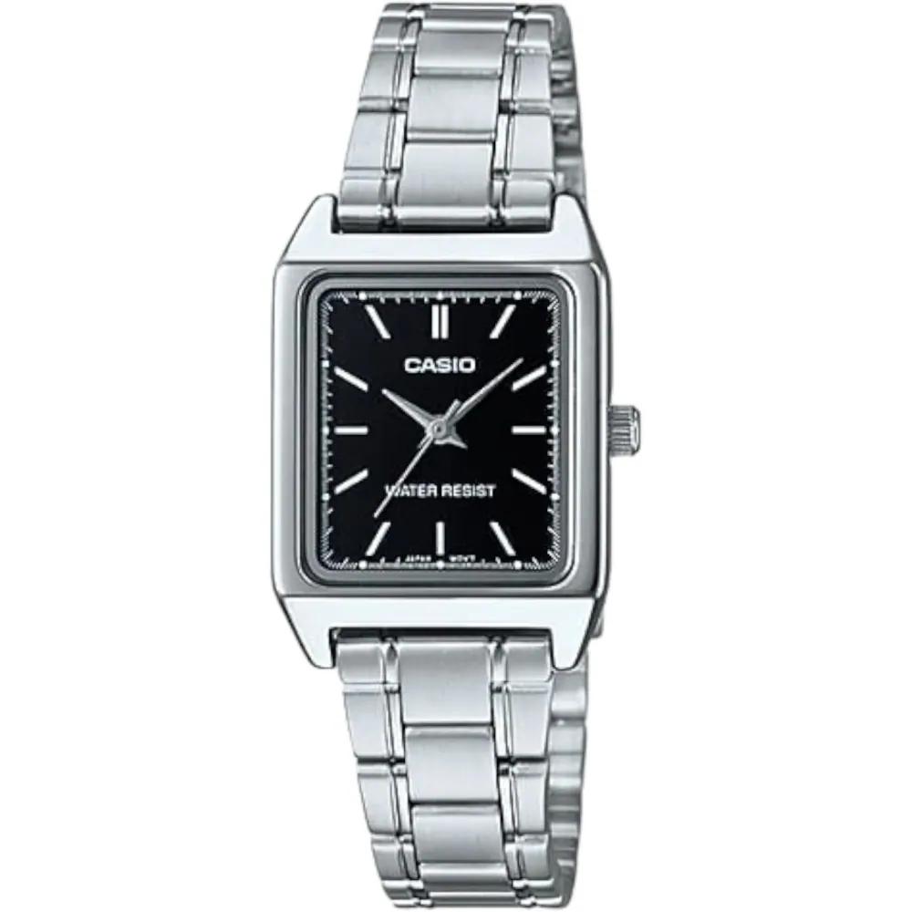 Casio LTP-V007D · Acero / Cara negra