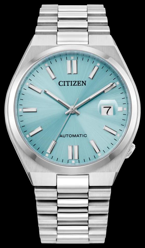 Citizen Tsuyosa Automático · Acero / Esfera azul celeste